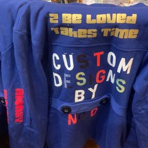 Kids girl coat customized by myself Nigerian designs fly high ock 10-12